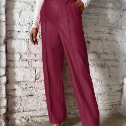 Kadın önden Fermuarlı Cepli Geniş Kesim Lame Deri Pantolon , 27321 Kadın önden Fermuarlı Cepli Geniş Kesim Lame Deri Pantolon , 27321