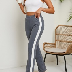 Kadın Yüksek Bel Yan şerit Detaylı Yırtmaçlı Viskon Iki Iplik Pantolon , 27368 Kadın Yüksek Bel Yan şerit Detaylı Yırtmaçlı Viskon Iki Iplik Pantolon , 27368