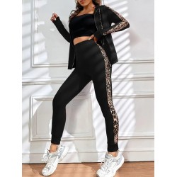 Kadın Uzun Kollu Kapşonlu Fermuarlı Bağcıklı Viskon Iki Iplik Bluz Ve Pantolon Tayt , 27399 Kadın Uzun Kollu Kapşonlu Fermuarlı Bağcıklı Viskon Iki Iplik Bluz Ve Pantolon Tayt , 27399