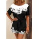 Kadın Tek Omuzu Açık çiçek Desenli Beli Kuşaklı Iki Iplik Mini Short Tulum, 27502 Kadın Tek Omuzu Açık çiçek Desenli Beli Kuşaklı Iki Iplik Mini Short Tulum, 27502
