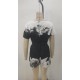 Kadın Tek Omuzu Açık çiçek Desenli Beli Kuşaklı Iki Iplik Mini Short Tulum, 27502 Kadın Tek Omuzu Açık çiçek Desenli Beli Kuşaklı Iki Iplik Mini Short Tulum, 27502