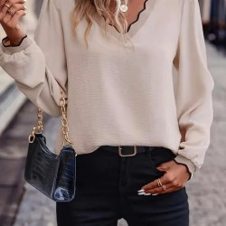 Kadın Uzun Kollu V Yakalı Aerobin Bluz, 27528 Kadın Uzun Kollu V Yakalı Aerobin Bluz, 27528