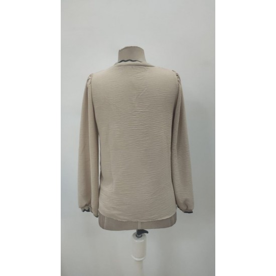 Kadın Uzun Kollu V Yakalı Aerobin Bluz, 27528 Kadın Uzun Kollu V Yakalı Aerobin Bluz, 27528