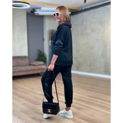 Kadın Uzun Kollu Kapşonlu Viskon Iki Iplik Bluz Ve Pantolon Ikili Takım , 27659 Kadın Uzun Kollu Kapşonlu Viskon Iki Iplik Bluz Ve Pantolon Ikili Takım , 27659