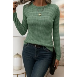 Kadın Uzun Kollu Bisiklet Yaka Triko Kazak, 27746