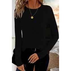 Kadın Uzun Kollu Bisiklet Yaka Triko Kazak , 27757