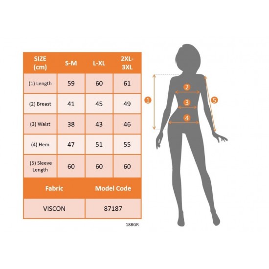 Kadın Uzun Kollu Bisiklet Yaka Göğüs Dekolteli Viskon Bluz , 27768 Kadın Uzun Kollu Bisiklet Yaka Göğüs Dekolteli Viskon Bluz , 27768
