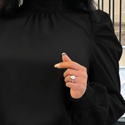 Kadın Uzun Kollu Balıkçı Yaka Arkadan Bağlamalı Omuzlardan Balon Ithal Krep Bluz , 27769 Kadın Uzun Kollu Balıkçı Yaka Arkadan Bağlamalı Omuzlardan Balon Ithal Krep Bluz , 27769