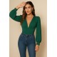 Kadın Uzun Kollu Sandy Kumaş Bodysuit, 27952 Kadın Uzun Kollu Sandy Kumaş Bodysuit, 27952