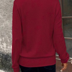 Kadın Uzun Kollu Kruvaze Yaka Kol Ve Etek Ucu Manşet Detay Yumoş Bluz, 28020 Kadın Uzun Kollu Kruvaze Yaka Kol Ve Etek Ucu Manşet Detay Yumoş Bluz, 28020