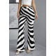 Kadın Yüksek Bel Zebra Desenli Dalgıç Tayt, 28145