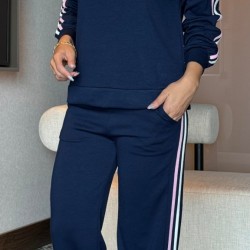Kadın Uzun Kollu Fermuarlı Viskon Iki Iplik Bluz Ve Pantolon Ikili Takım , 28219 Kadın Uzun Kollu Fermuarlı Viskon Iki Iplik Bluz Ve Pantolon Ikili Takım , 28219