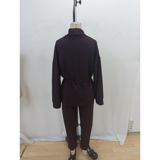 Kadın Uzun Kollu Balıkçı Yaka Belden Lastikli Modal Bluz Ve Pantolon Ikili Takım , 28279 Kadın Uzun Kollu Balıkçı Yaka Belden Lastikli Modal Bluz Ve Pantolon Ikili Takım , 28279