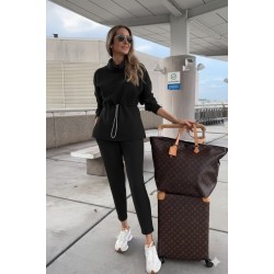 Kadın Uzun Kollu Balıkçı Yaka Belden Lastikli Modal Bluz Ve Pantolon Ikili Takım, 28278 Kadın Uzun Kollu Balıkçı Yaka Belden Lastikli Modal Bluz Ve Pantolon Ikili Takım, 28278