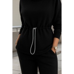 Kadın Uzun Kollu Balıkçı Yaka Belden Lastikli Modal Bluz Ve Pantolon Ikili Takım, 28278 Kadın Uzun Kollu Balıkçı Yaka Belden Lastikli Modal Bluz Ve Pantolon Ikili Takım, 28278