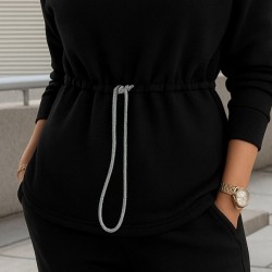 Kadın Uzun Kollu Balıkçı Yaka Belden Lastikli Modal Bluz Ve Pantolon Ikili Takım, 28278 Kadın Uzun Kollu Balıkçı Yaka Belden Lastikli Modal Bluz Ve Pantolon Ikili Takım, 28278