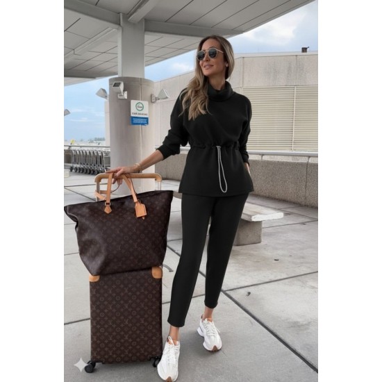 Kadın Uzun Kollu Balıkçı Yaka Belden Lastikli Modal Bluz Ve Pantolon Ikili Takım, 28278 Kadın Uzun Kollu Balıkçı Yaka Belden Lastikli Modal Bluz Ve Pantolon Ikili Takım, 28278