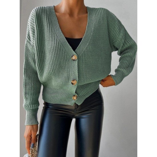 Kadın Uzun Kollu Düğme Detay Triko Bluz, 28348 Kadın Uzun Kollu Düğme Detay Triko Bluz, 28348