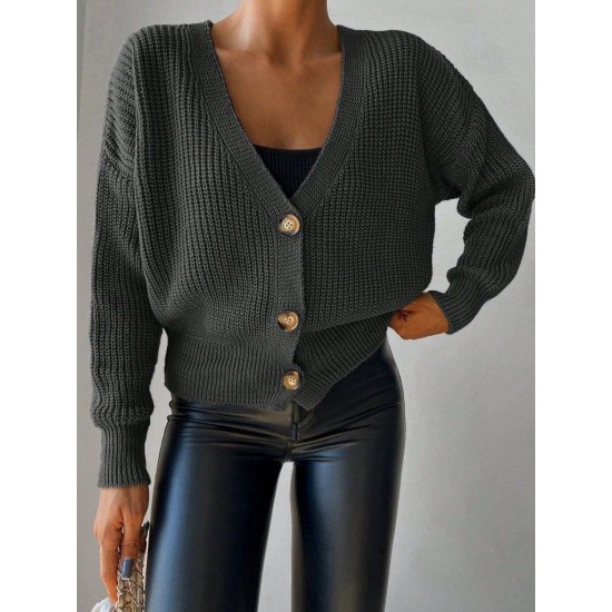 Kadın Uzun Kollu Düğme Detay Triko Bluz, 28344 Kadın Uzun Kollu Düğme Detay Triko Bluz, 28344