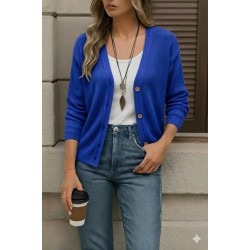 Düğme Detay Triko Bluz, 28340