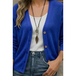 Düğme Detay Triko Bluz, 28340