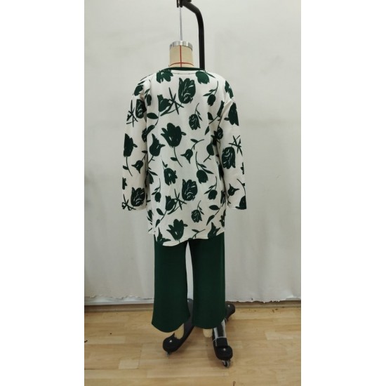 Kadın Uzun Kollu önü Açık Modal Ceket Kolsuz Viskon Iki Iplik Bluz Ve Pantolon üçlü Takım, 28428 Kadın Uzun Kollu önü Açık Modal Ceket Kolsuz Viskon Iki Iplik Bluz Ve Pantolon üçlü Takım, 28428