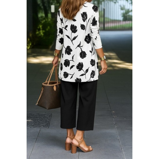 Kadın Uzun Kollu önü Açık Modal Ceket Kolsuz Viskon Iki Iplik Bluz Ve Pantolon üçlü Takım , 28427 Kadın Uzun Kollu önü Açık Modal Ceket Kolsuz Viskon Iki Iplik Bluz Ve Pantolon üçlü Takım , 28427