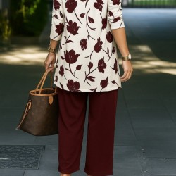 Kadın Uzun Kollu önü Açık Modal Ceket Kolsuz Viskon Iki Iplik Bluz Ve Pantolon üçlü Takım , 28426 Kadın Uzun Kollu önü Açık Modal Ceket Kolsuz Viskon Iki Iplik Bluz Ve Pantolon üçlü Takım , 28426