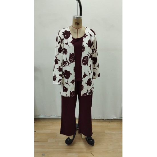 Kadın Uzun Kollu önü Açık Modal Ceket Kolsuz Viskon Iki Iplik Bluz Ve Pantolon üçlü Takım , 28426 Kadın Uzun Kollu önü Açık Modal Ceket Kolsuz Viskon Iki Iplik Bluz Ve Pantolon üçlü Takım , 28426