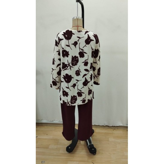 Kadın Uzun Kollu önü Açık Modal Ceket Kolsuz Viskon Iki Iplik Bluz Ve Pantolon üçlü Takım , 28426 Kadın Uzun Kollu önü Açık Modal Ceket Kolsuz Viskon Iki Iplik Bluz Ve Pantolon üçlü Takım , 28426