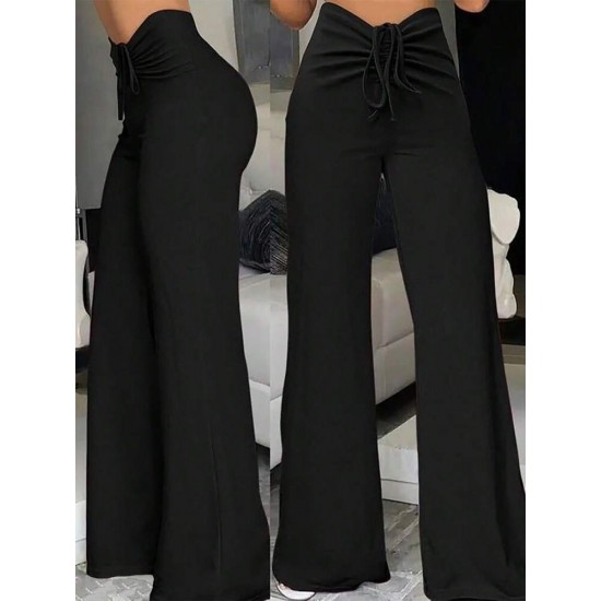 Kadın Yüksek Bel önden Büzgülü Ispanyol Ithal Krep Pantolon , 28436 Kadın Yüksek Bel önden Büzgülü Ispanyol Ithal Krep Pantolon , 28436