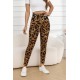 Kadın Yüksek Bel Kaz Ayağı Desenli Yan şerit Düğme Detaylı Dalgıç Pantolon , 28462 Kadın Yüksek Bel Kaz Ayağı Desenli Yan şerit Düğme Detaylı Dalgıç Pantolon , 28462