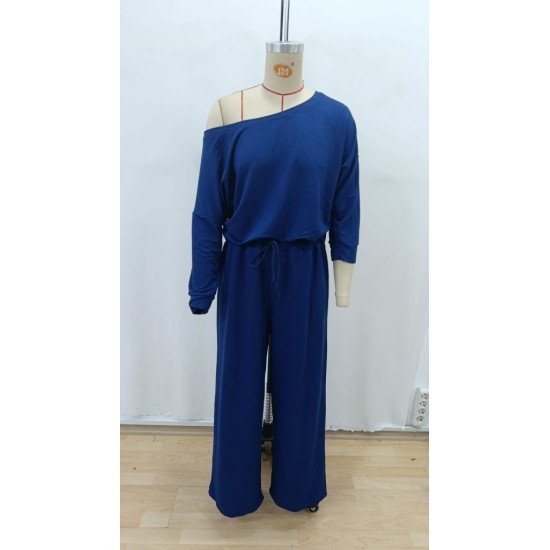 Kadın Uzun Kollu Tek Omuzdan Açık Viskon Iki Iplik Bluz Ve Pantolon Ikili Takım, 28465 Kadın Uzun Kollu Tek Omuzdan Açık Viskon Iki Iplik Bluz Ve Pantolon Ikili Takım, 28465