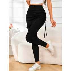 Kadın Yüksek Bel Yandan Büzgülü Alttan Uzun Kaşkorse Tayt Etek, 28588 Kadın Yüksek Bel Yandan Büzgülü Alttan Uzun Kaşkorse Tayt Etek, 28588