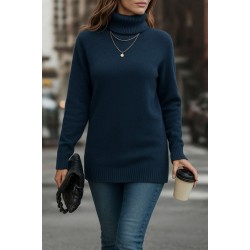 Kadın Uzun Kollu Balıkçı Yaka Triko Bluz , 28639 Kadın Uzun Kollu Balıkçı Yaka Triko Bluz , 28639