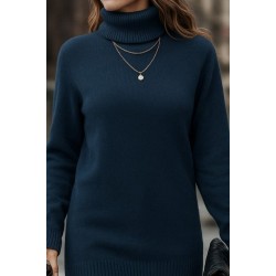 Kadın Uzun Kollu Balıkçı Yaka Triko Bluz , 28639 Kadın Uzun Kollu Balıkçı Yaka Triko Bluz , 28639