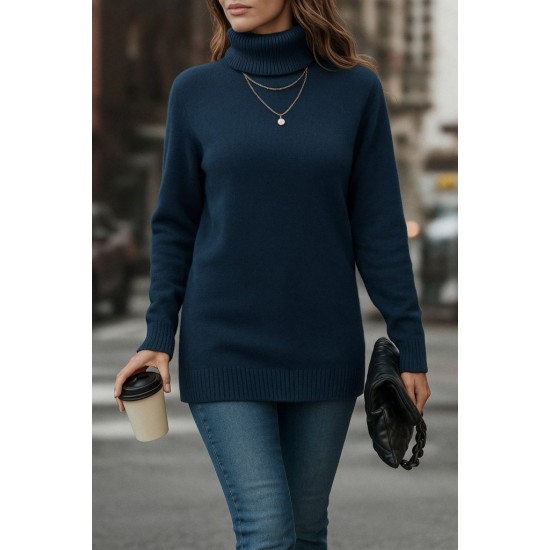 Kadın Uzun Kollu Balıkçı Yaka Triko Bluz , 28639 Kadın Uzun Kollu Balıkçı Yaka Triko Bluz , 28639