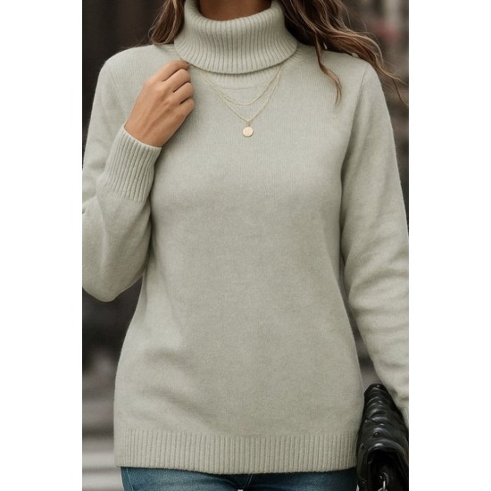 Kadın Uzun Kollu Balıkçı Yaka Triko Bluz , 28638 Kadın Uzun Kollu Balıkçı Yaka Triko Bluz , 28638