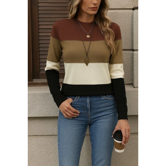 Kadın Uzun Kollu Yarı Balıkçı Yaka Triko Kazak, 28617 Kadın Uzun Kollu Yarı Balıkçı Yaka Triko Kazak, 28617