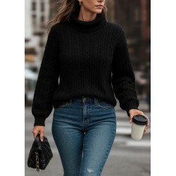 Uzun Kollu Yarı Balıkçı Yaka Triko Bluz, 28608 Uzun Kollu Yarı Balıkçı Yaka Triko Bluz, 28608