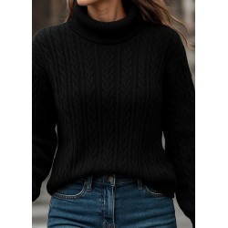 Uzun Kollu Yarı Balıkçı Yaka Triko Bluz, 28608 Uzun Kollu Yarı Balıkçı Yaka Triko Bluz, 28608