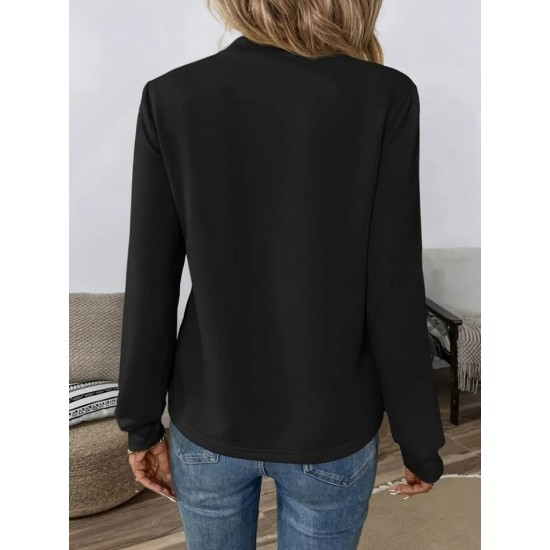 Kadın Uzun Kollu Yakadan Bağlamalı Viskon Iki Iplik Bluz , 28660 Kadın Uzun Kollu Yakadan Bağlamalı Viskon Iki Iplik Bluz , 28660