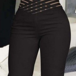 Kadın Yüksek Bel çapraz şerit Detaylı Ithal Krep Pantolon , 28652 Kadın Yüksek Bel çapraz şerit Detaylı Ithal Krep Pantolon , 28652