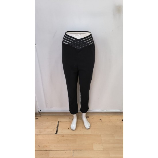 Kadın Yüksek Bel çapraz şerit Detaylı Ithal Krep Pantolon , 28652 Kadın Yüksek Bel çapraz şerit Detaylı Ithal Krep Pantolon , 28652