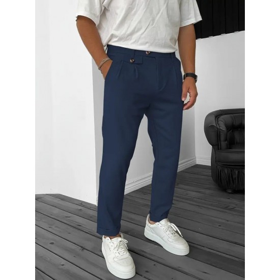 Erkek Belden Düğmeli Cepli Dokuma Pantolon , 28669 Erkek Belden Düğmeli Cepli Dokuma Pantolon , 28669