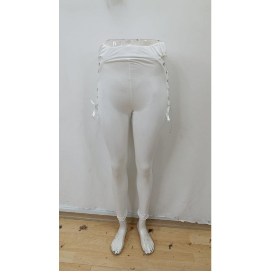 Kadın Yüksek Bel çapraz Bağcıklı Tül Detaylı Dalgıç Tayt , 28691 Kadın Yüksek Bel çapraz Bağcıklı Tül Detaylı Dalgıç Tayt , 28691