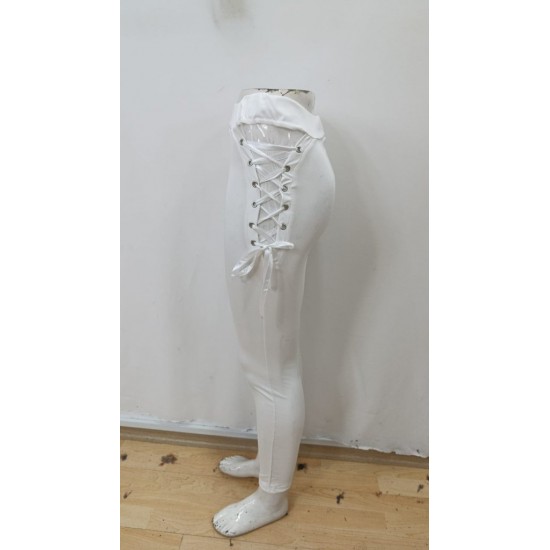 Kadın Yüksek Bel çapraz Bağcıklı Tül Detaylı Dalgıç Tayt , 28691 Kadın Yüksek Bel çapraz Bağcıklı Tül Detaylı Dalgıç Tayt , 28691