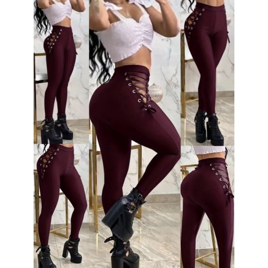 Kadın Yüksek Bel çapraz Bağcıklı Tül Detaylı Dalgıç Tayt , 28690 Kadın Yüksek Bel çapraz Bağcıklı Tül Detaylı Dalgıç Tayt , 28690