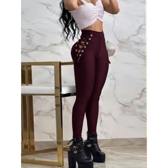 Kadın Yüksek Bel çapraz Bağcıklı Tül Detaylı Dalgıç Tayt , 28690 Kadın Yüksek Bel çapraz Bağcıklı Tül Detaylı Dalgıç Tayt , 28690