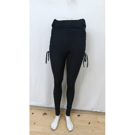 Kadın Yüksek Bel çapraz Bağcıklı Tül Detaylı Dalgıç Tayt , 28689 Kadın Yüksek Bel çapraz Bağcıklı Tül Detaylı Dalgıç Tayt , 28689